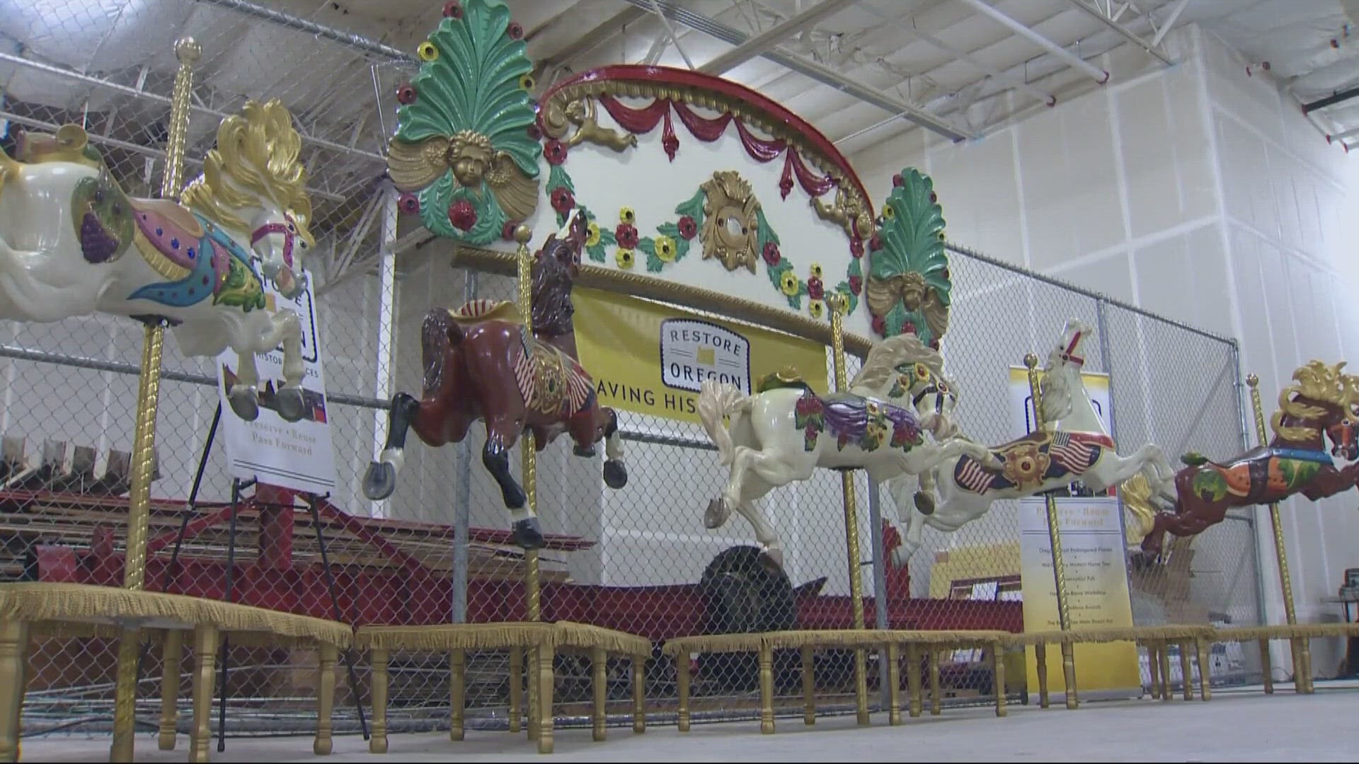 The former centerpiece of the Jantzen Beach amusement park and later the Jantzen Beach mall dates back to 1921 and has been in search of a new home for years.