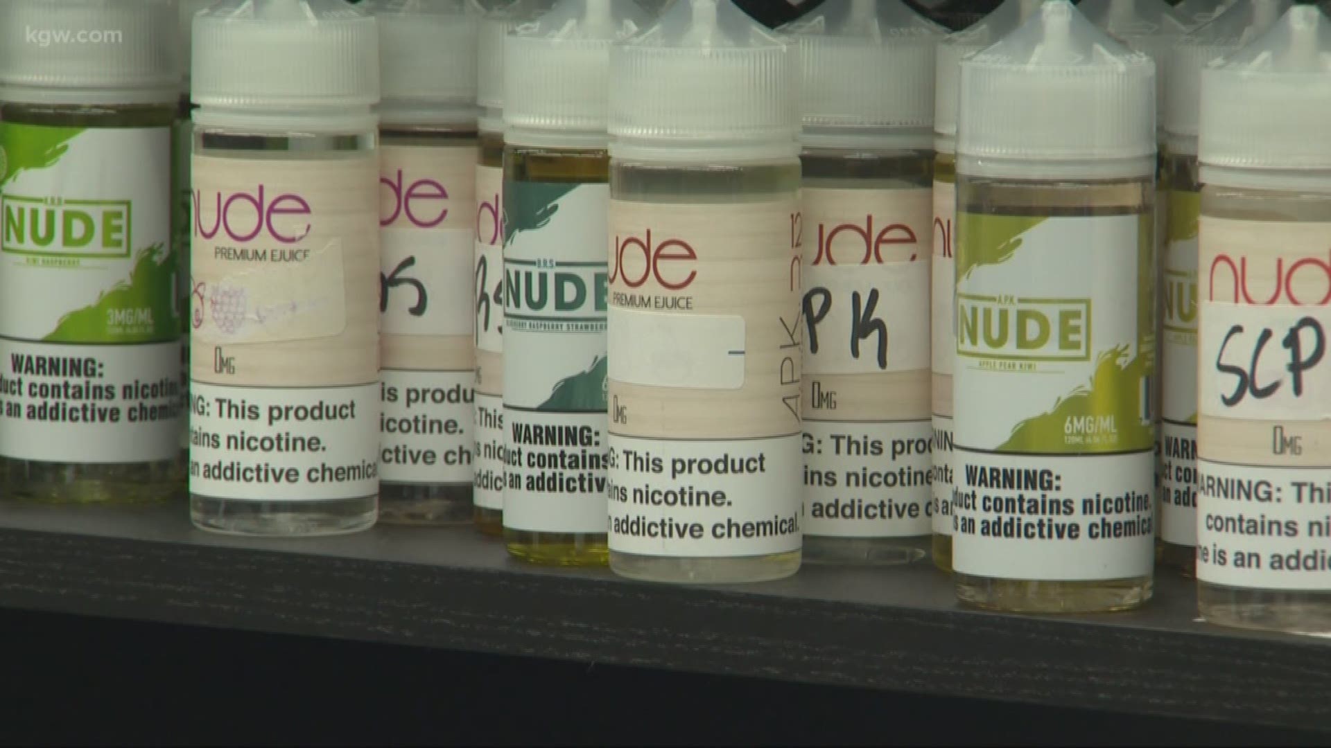 Oregon’s ban on flavored vaping products is now in effect. 11 people have been sickened with a vaping-related lung illness in Oregon, health officials said.