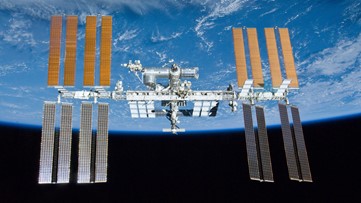 Astronauts prepare International Space Station for new solar wings