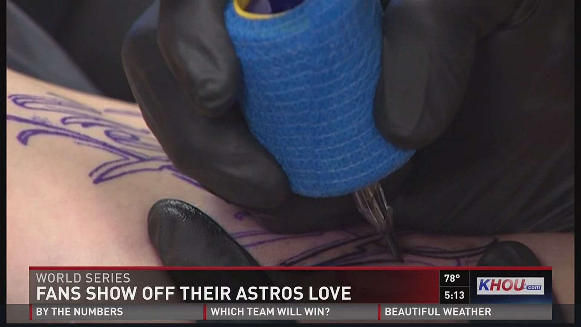 Astros fans get funky haircuts, tattoos for World Series - The