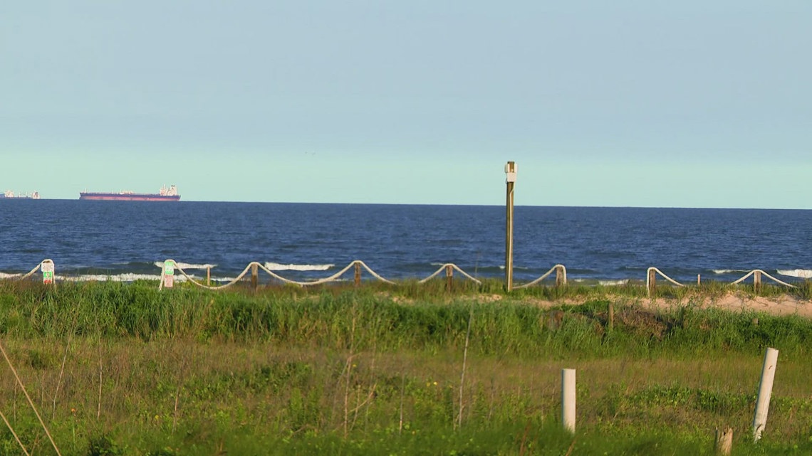 Father applies tourniquet after shark attacks teenage son miles off Texas coast
