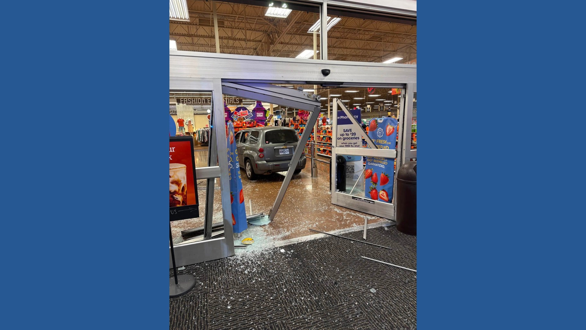 Man crashes into locked Texas grocery store because he needed a ...