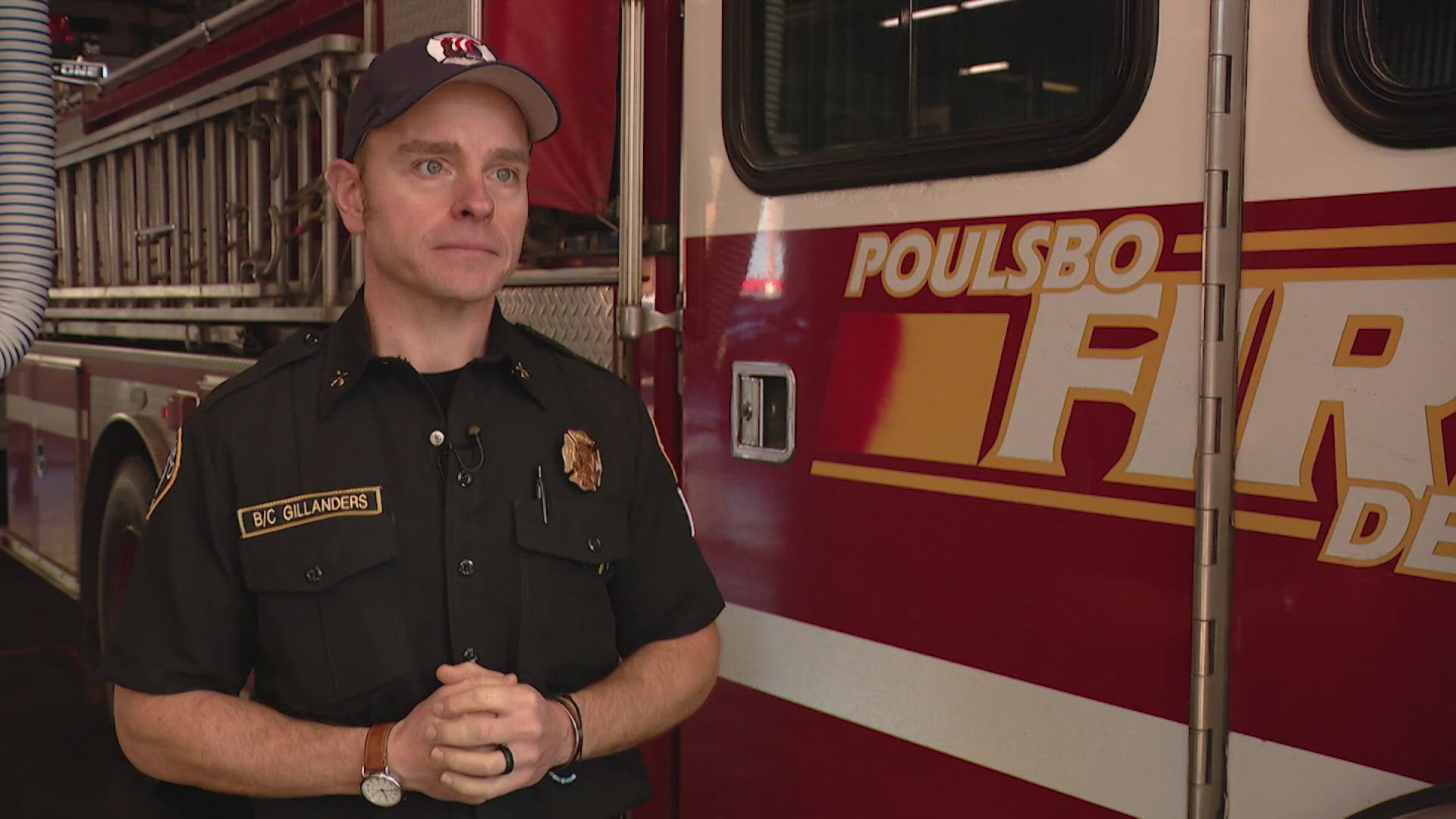 Poulsbo Battalion Chief Jake Gillanders is a volunteer with Empact Northwest.