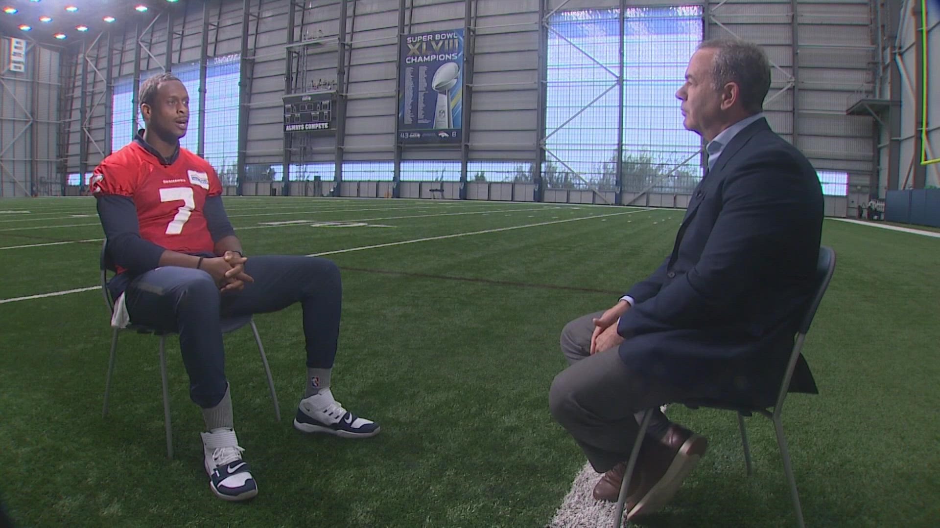 Seahawks quarterback Geno Smith sits down with Paul Silvi to talk about studying the game, supporting his team and choosing football over art school.