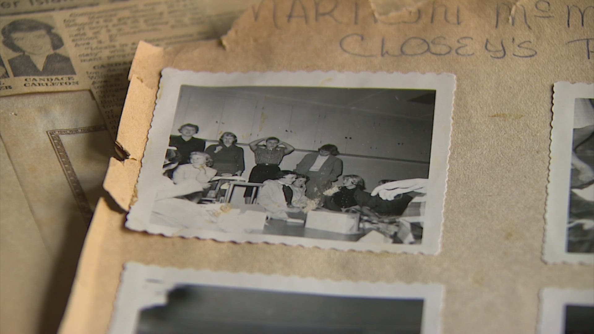 Megan Dascher-Watkins found photos of the former president's mother among her late mother's belongings.
