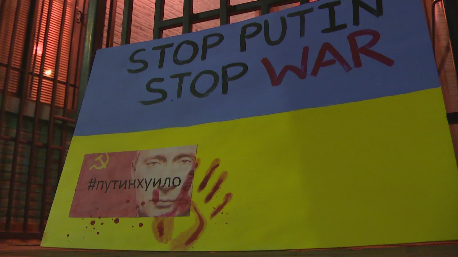 Ukrainians in Seattle are organizing to help loved ones abroad in whatever way they can.