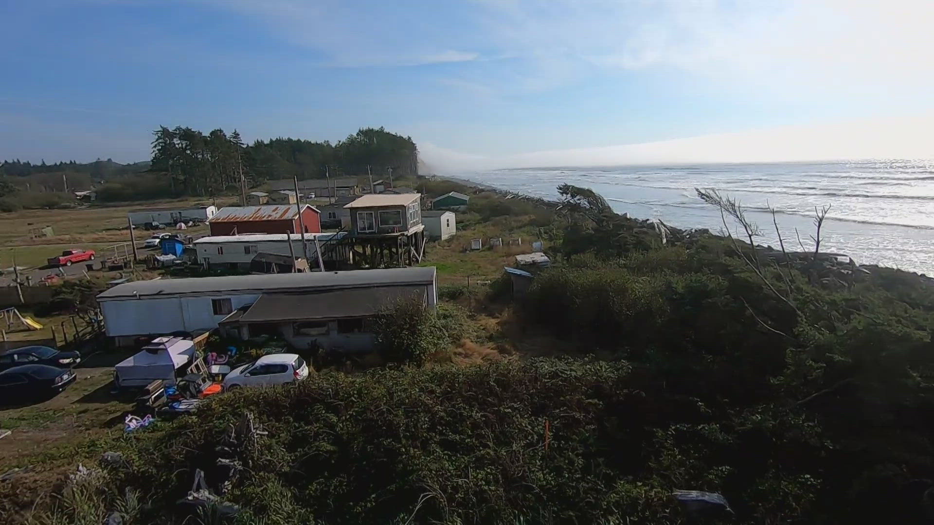 The coastal tribe is hoping to move because of the risk of a tsunami and rising sea levels.