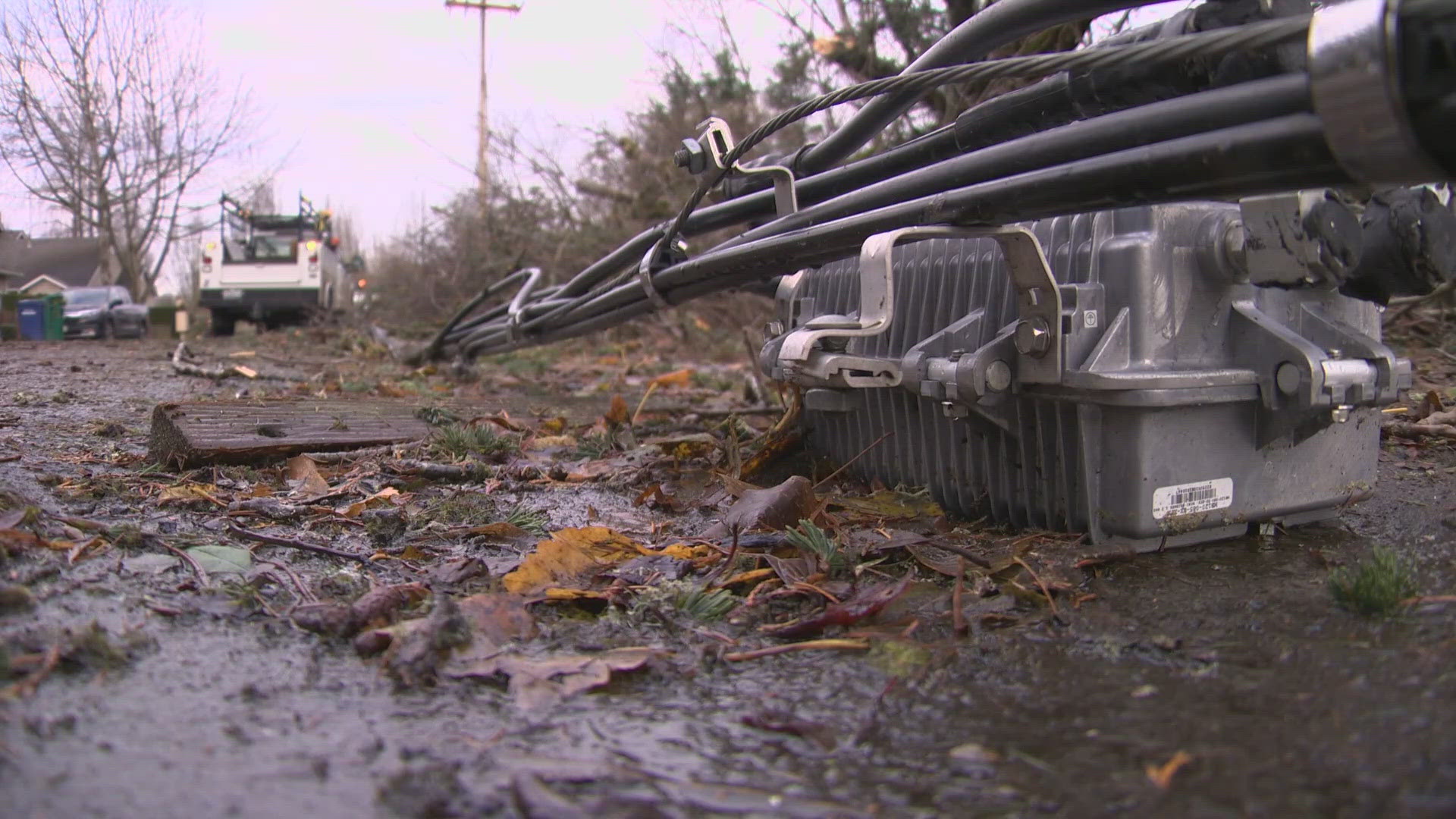 Puget Sound Energy crews are continuing to work to restore power to the region.