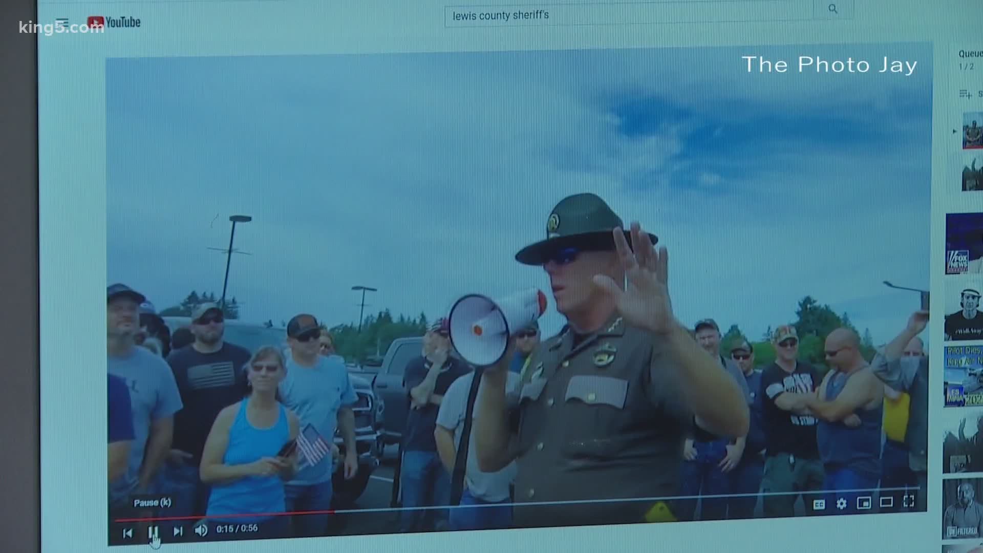 After Gov. Jay Inslee's announcement of a statewide order to wear masks in public, several Washington sheriffs are weighing in on enforcement.