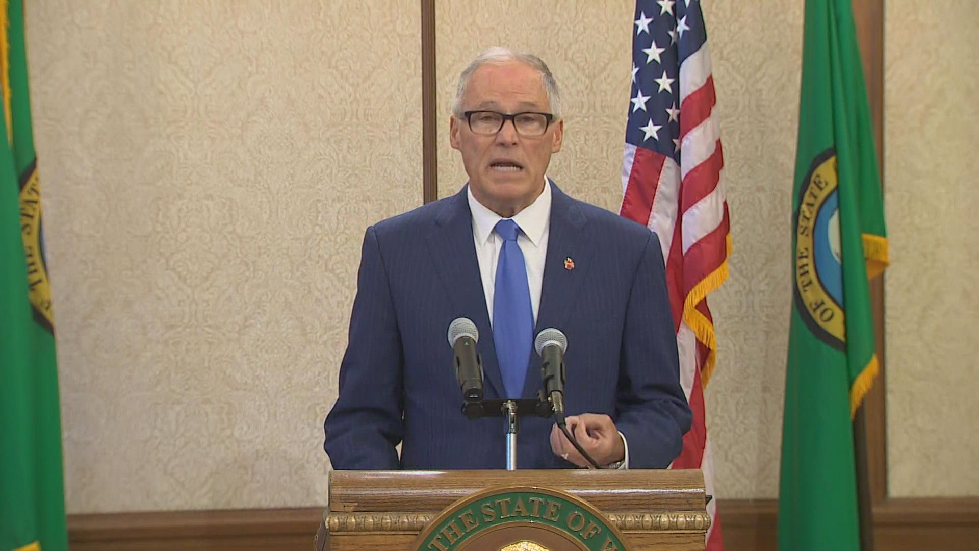Gov. Jay Inslee unveiled his budget proposal Wednesday.