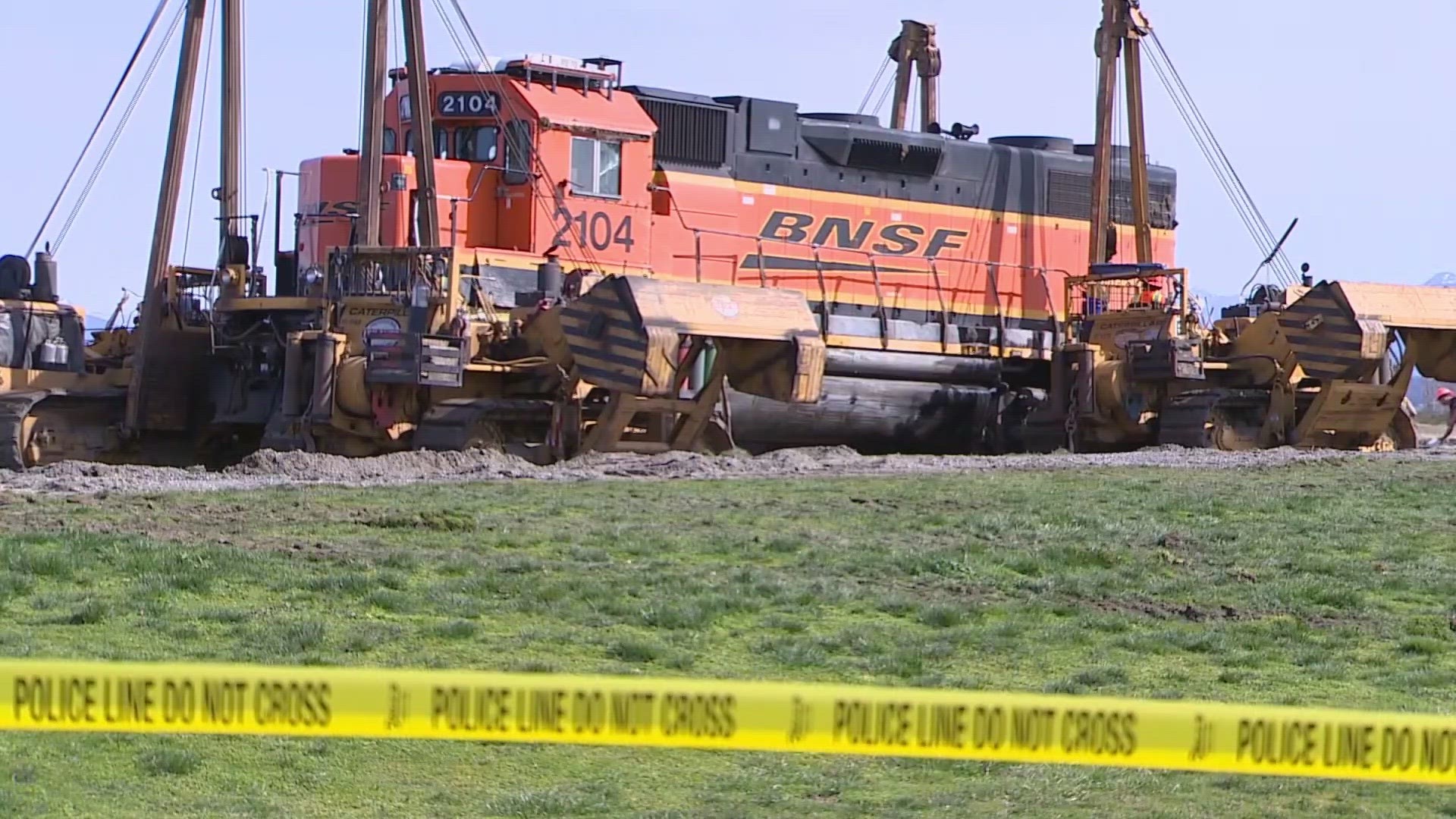The spill happened on a berm, and most of the diesel is said to have leaked onto land.