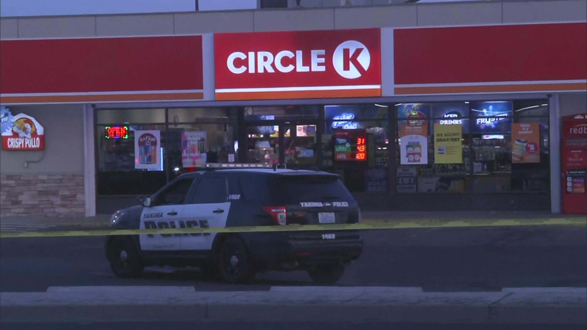 Three people were killed early Tuesday morning after a shooting at a Yakima convenience store. The suspect died from a self-inflicted gunshot wound, police said.