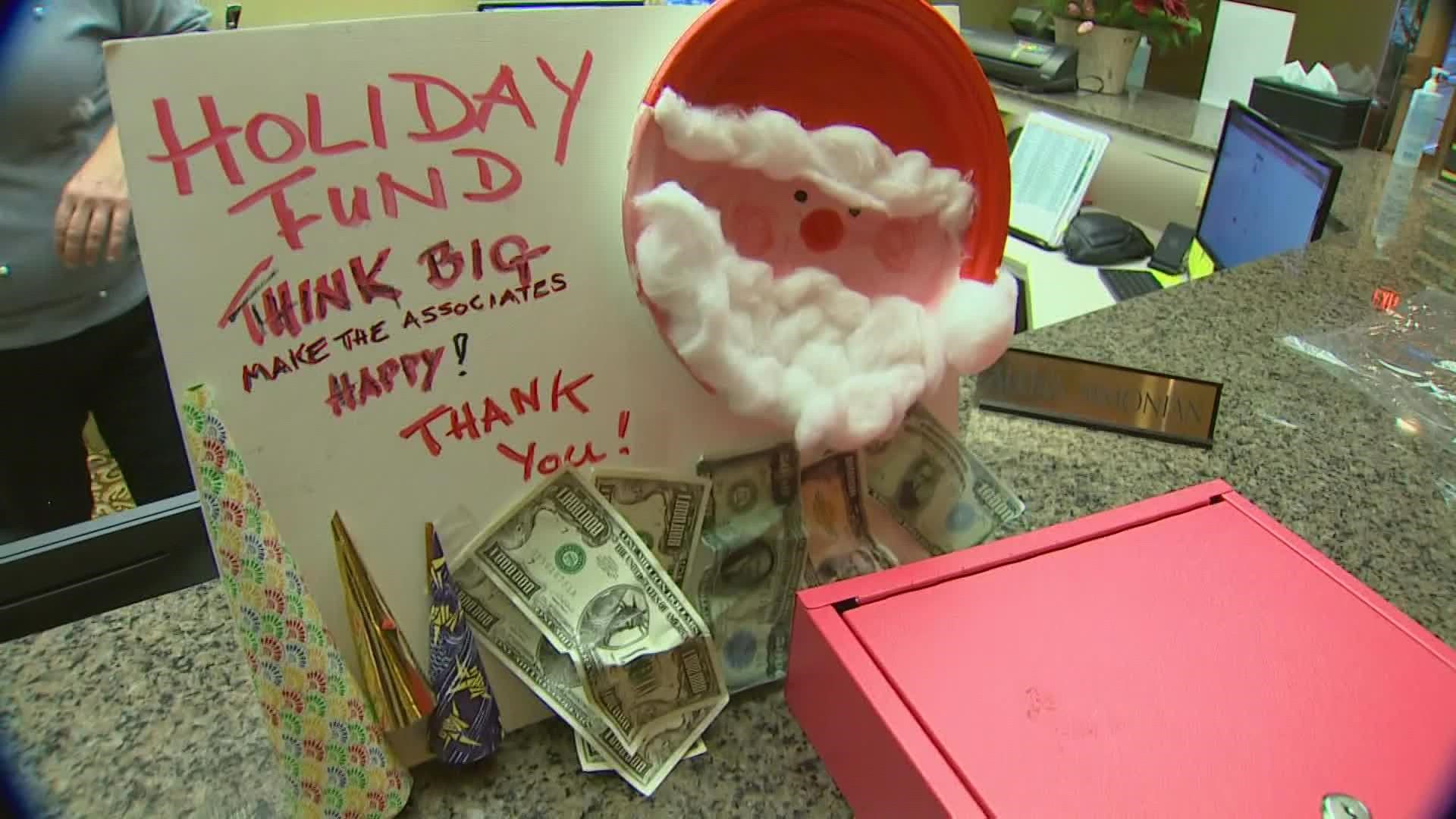 Christmas came early for employees at a Bellevue retirement community. The gift didn’t come from the company, but from the residents they care for.