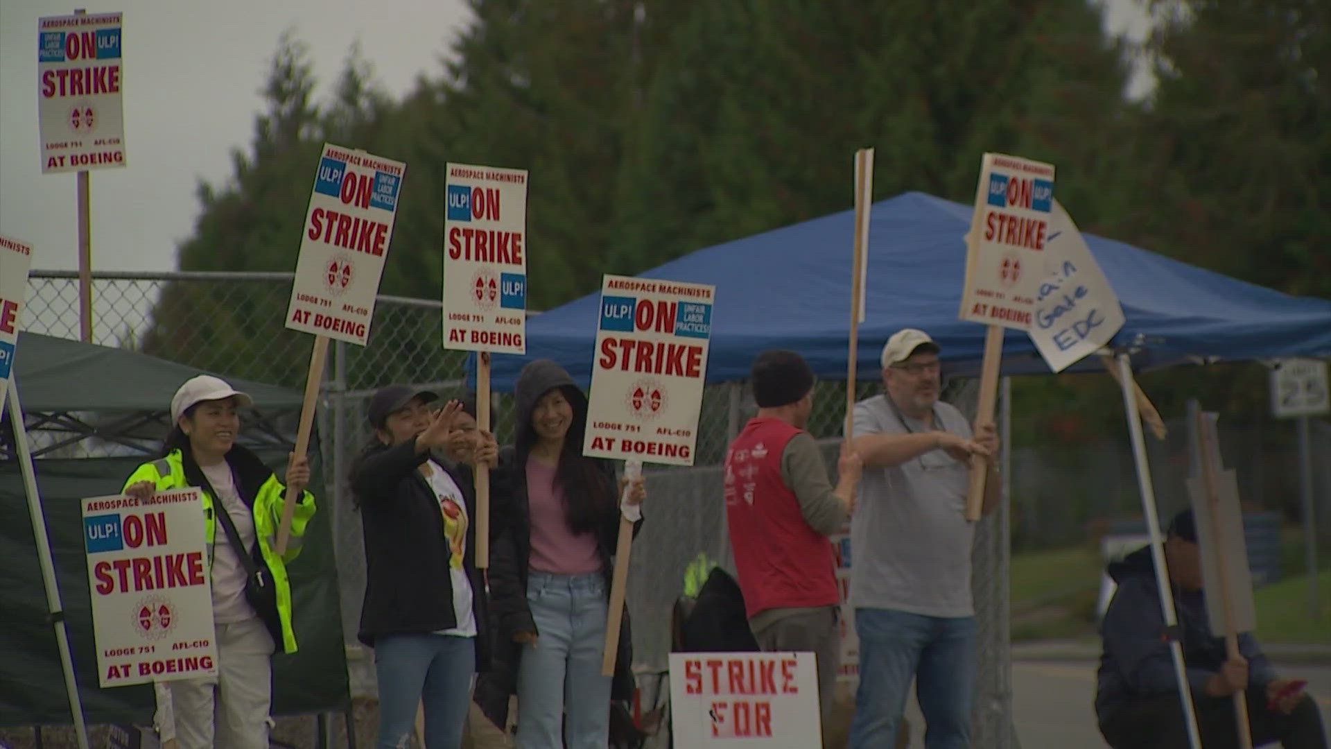 Machinists have been on strike since Sept. 13.