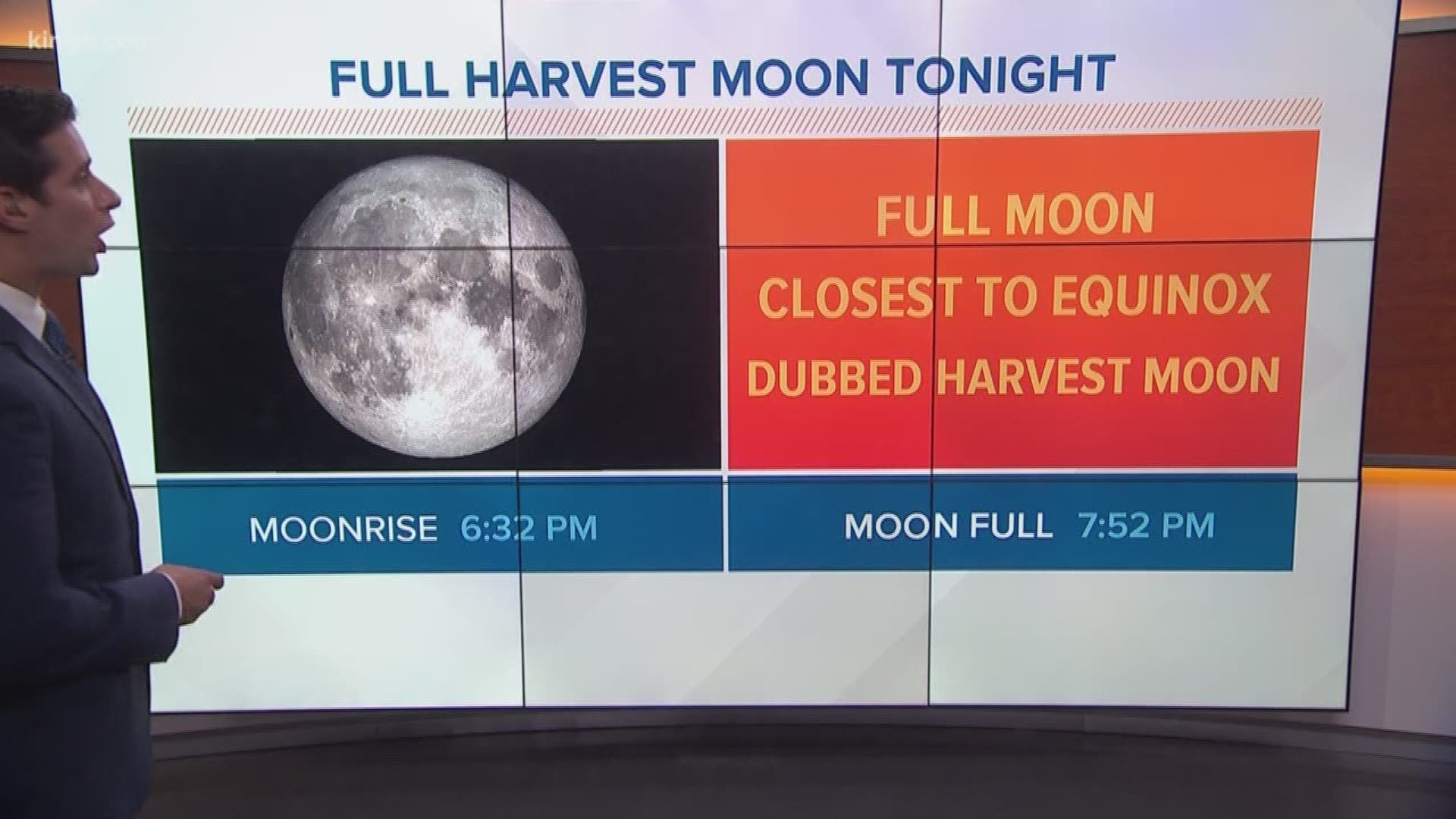 Full Harvest Moon will rise tonight | kgw.com