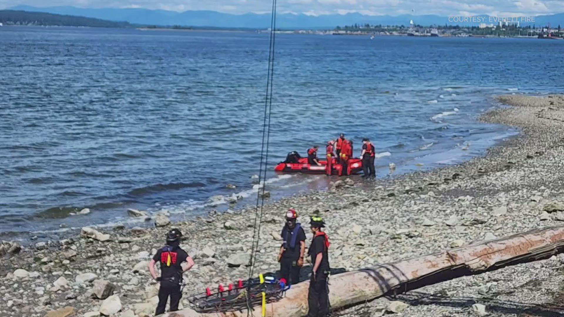 US Coast Guard rescues one amid boat sinking near Seattle | kgw.com