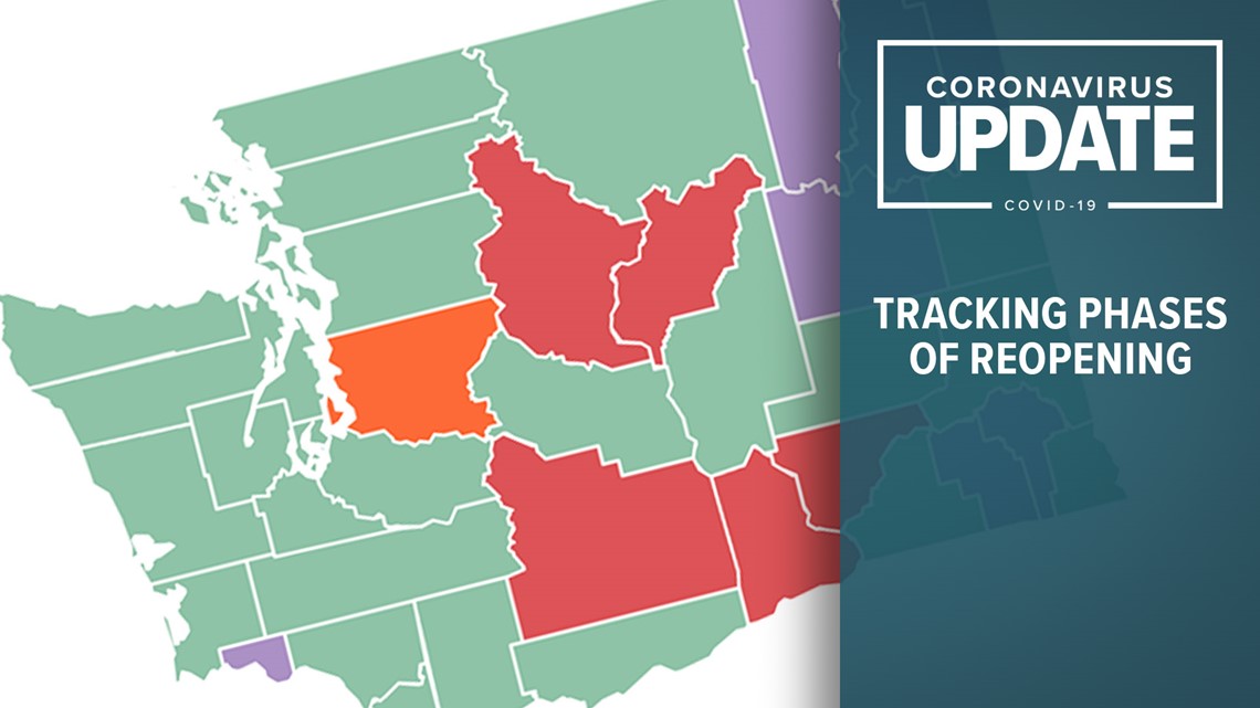 Reopening Washington: Look up the phase of your county  kgw.com