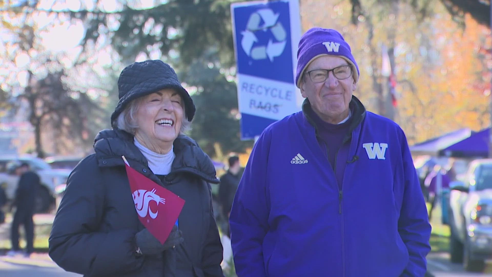 This year marked the 115th standoff between the University of Washington Huskies and the Washington State Cougars.