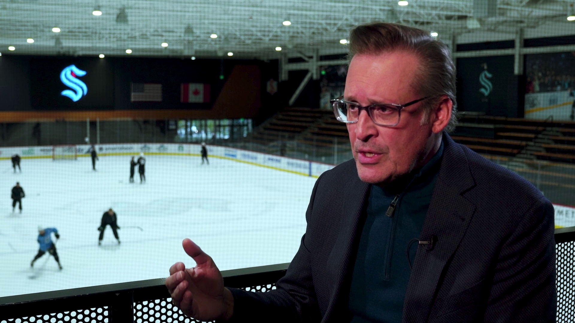 John Forslund's career in hockey announcing spans decades.