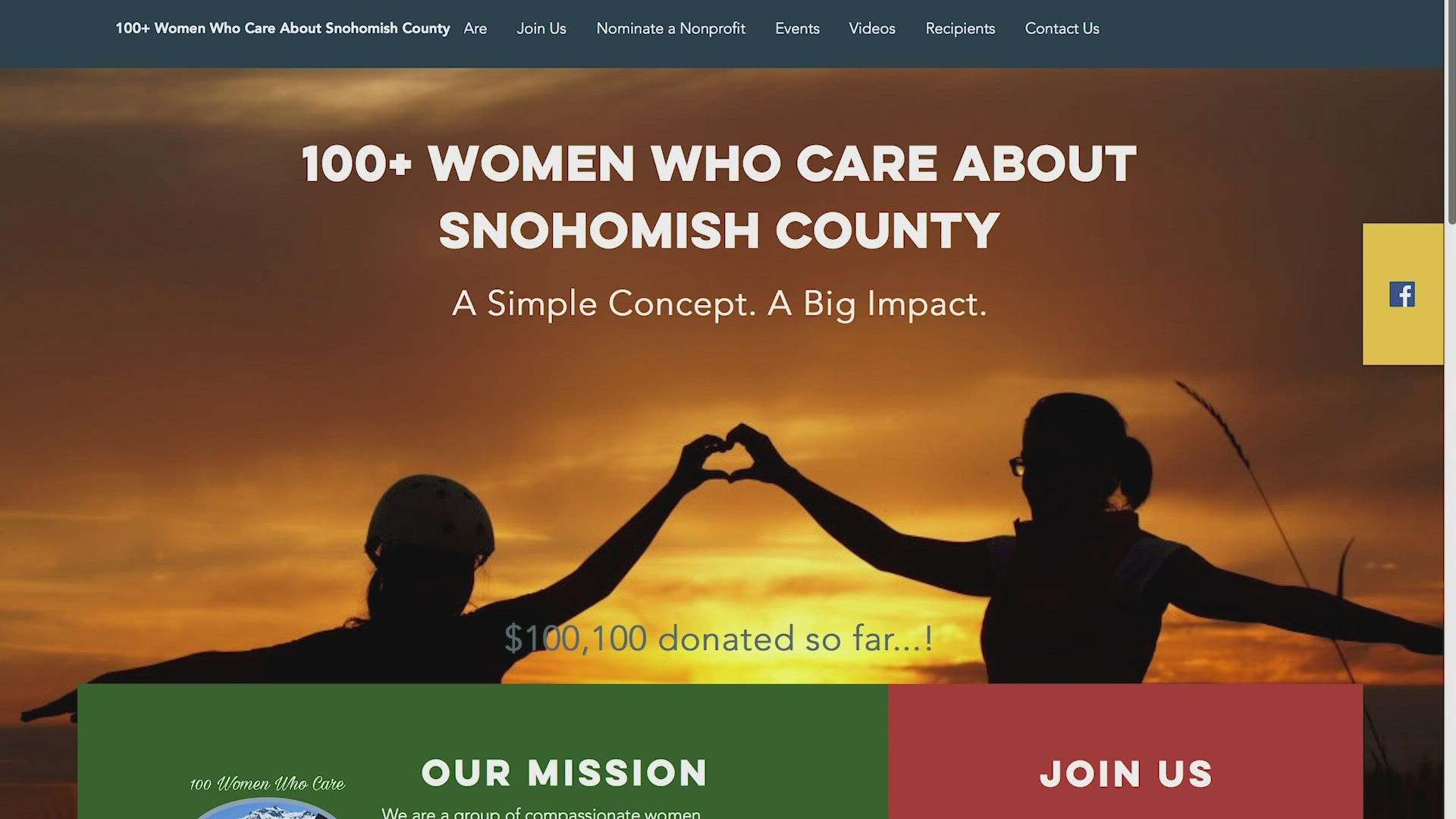 More than 100 women in Snohomish County are uniting to give something back to their community.