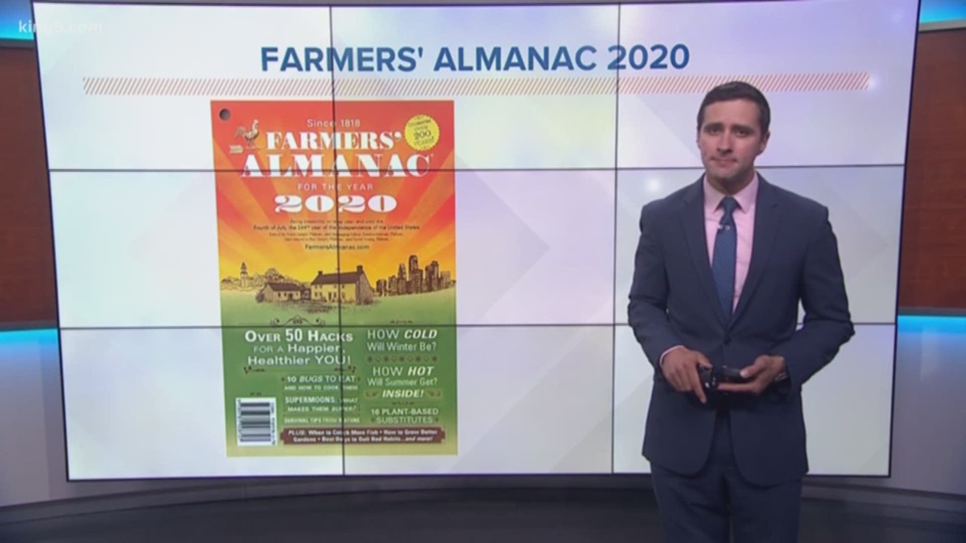 KING 5 Meteorologist Ben Dery explains why "The Farmers' Almanac" may not be the best place to get your winter forecast