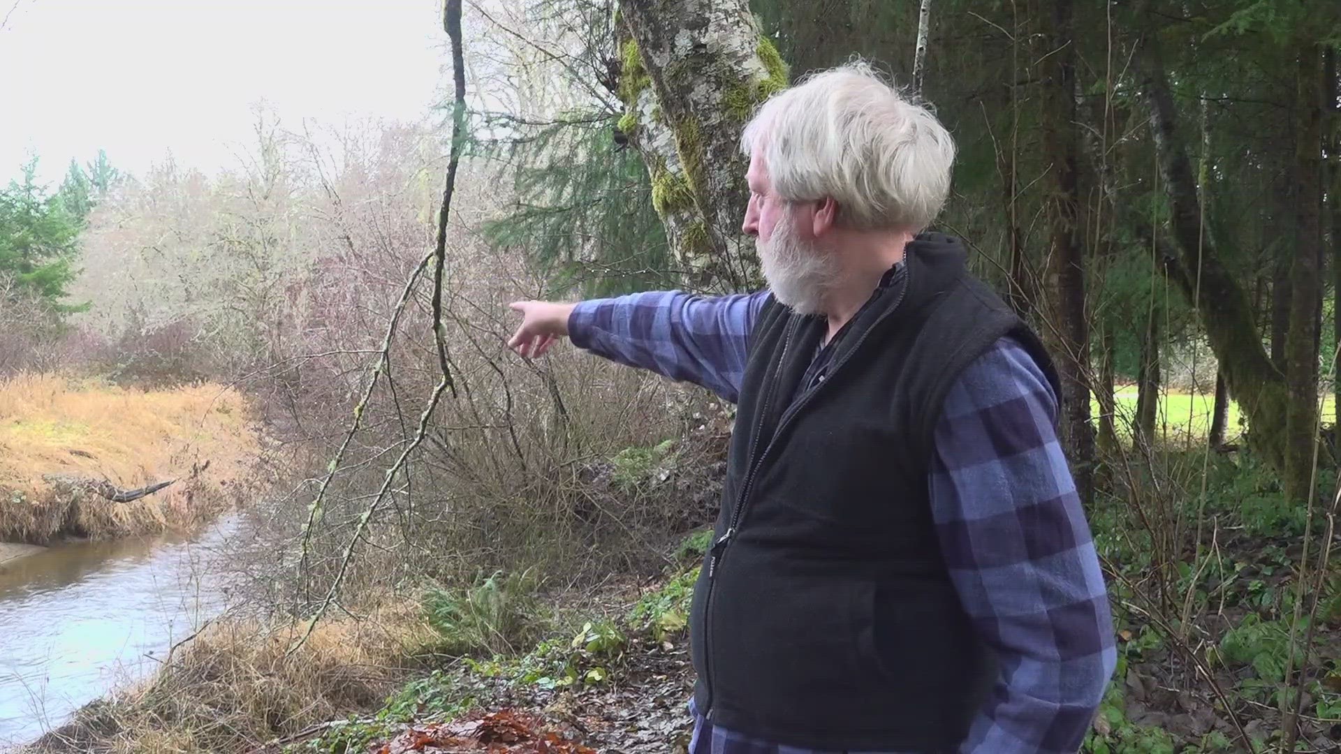 A Pacific County resident said he used trees to restore his riverbanks and improve fish habitat. He's helping others learn how to do it, too.