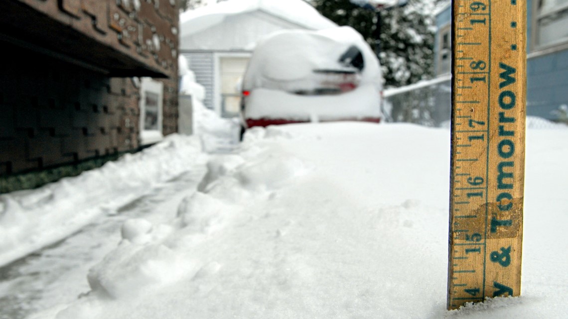 How to officially measure snowfall