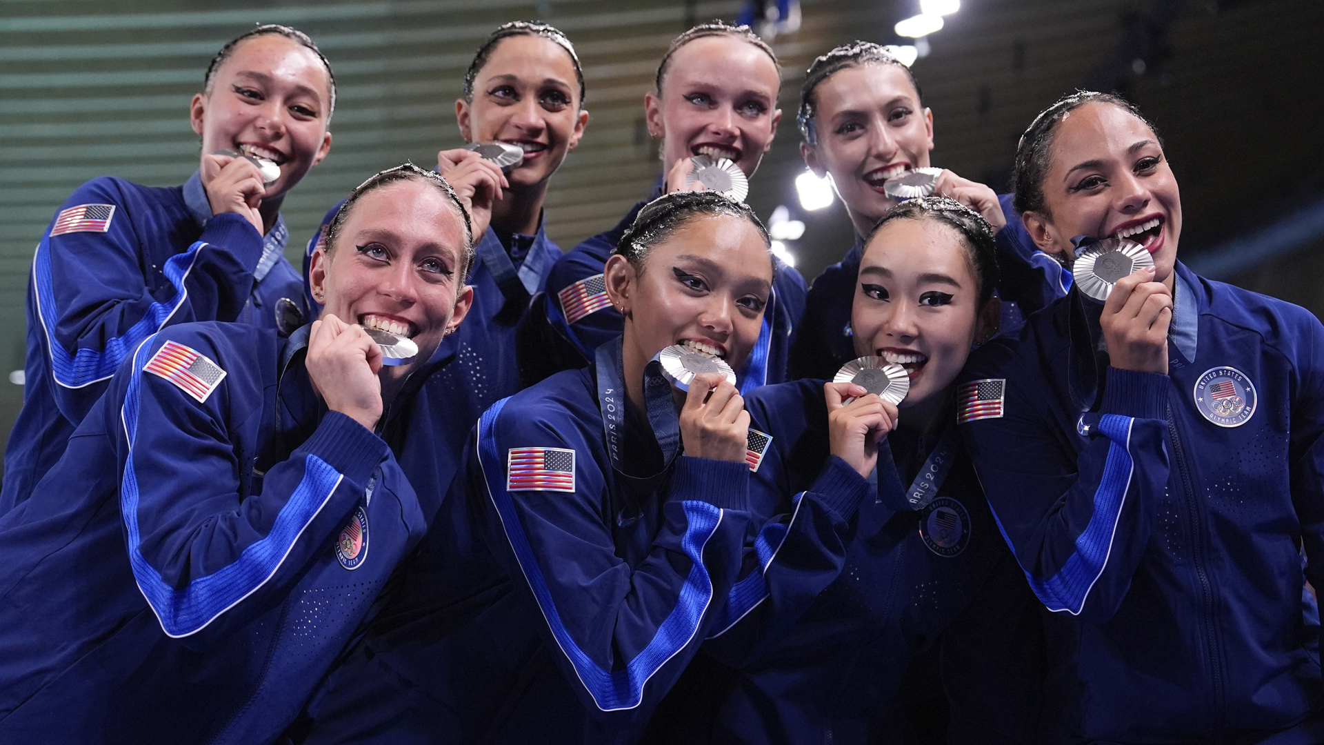 Team USA featured to artistic swimmers from Issaquah and Bellevue.