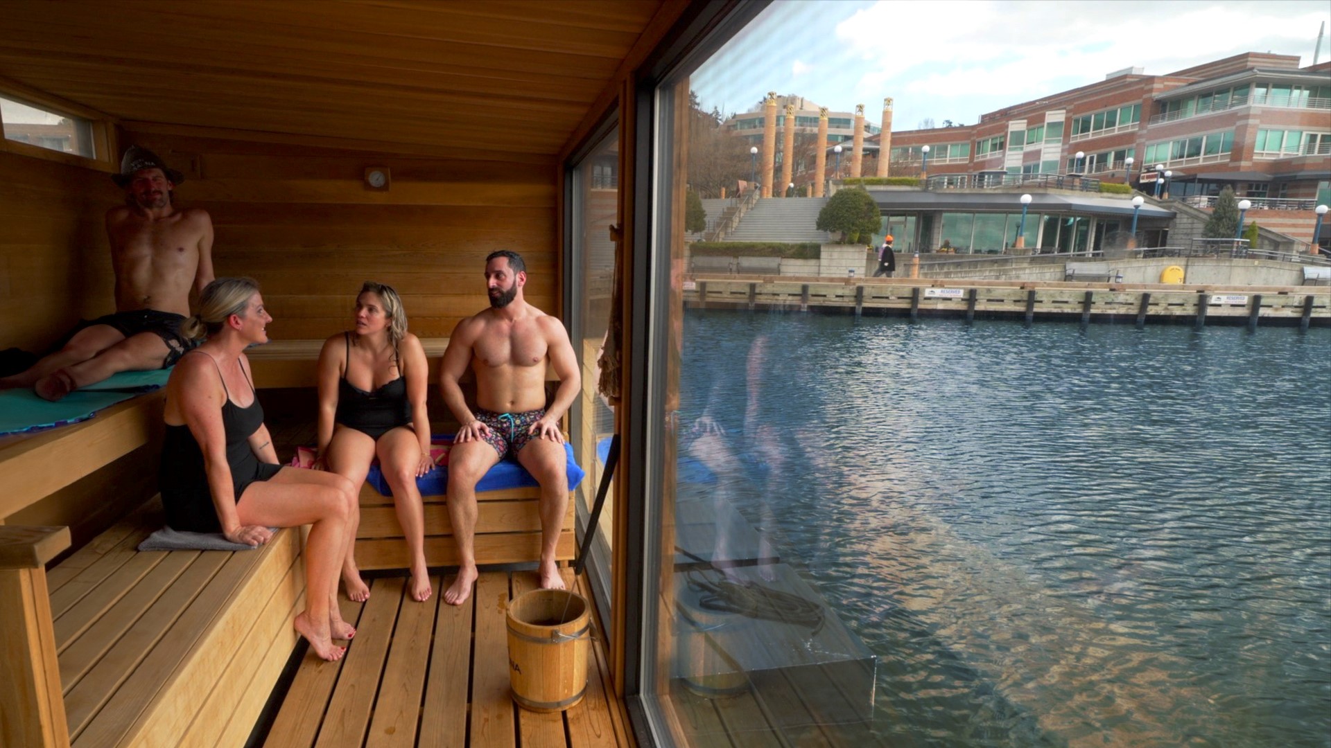 Von Sauna is the first public floating sauna in Washington State. #k5evening