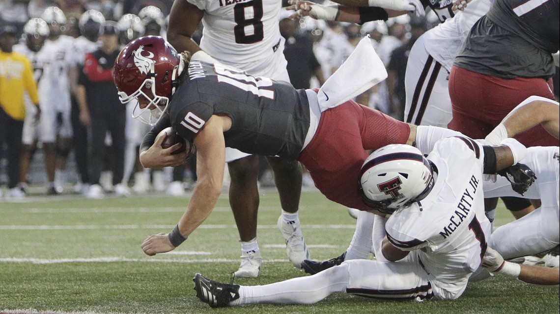 QB John Mateer Runs Wild As Washington State Overwhelms Texas Tech In ...