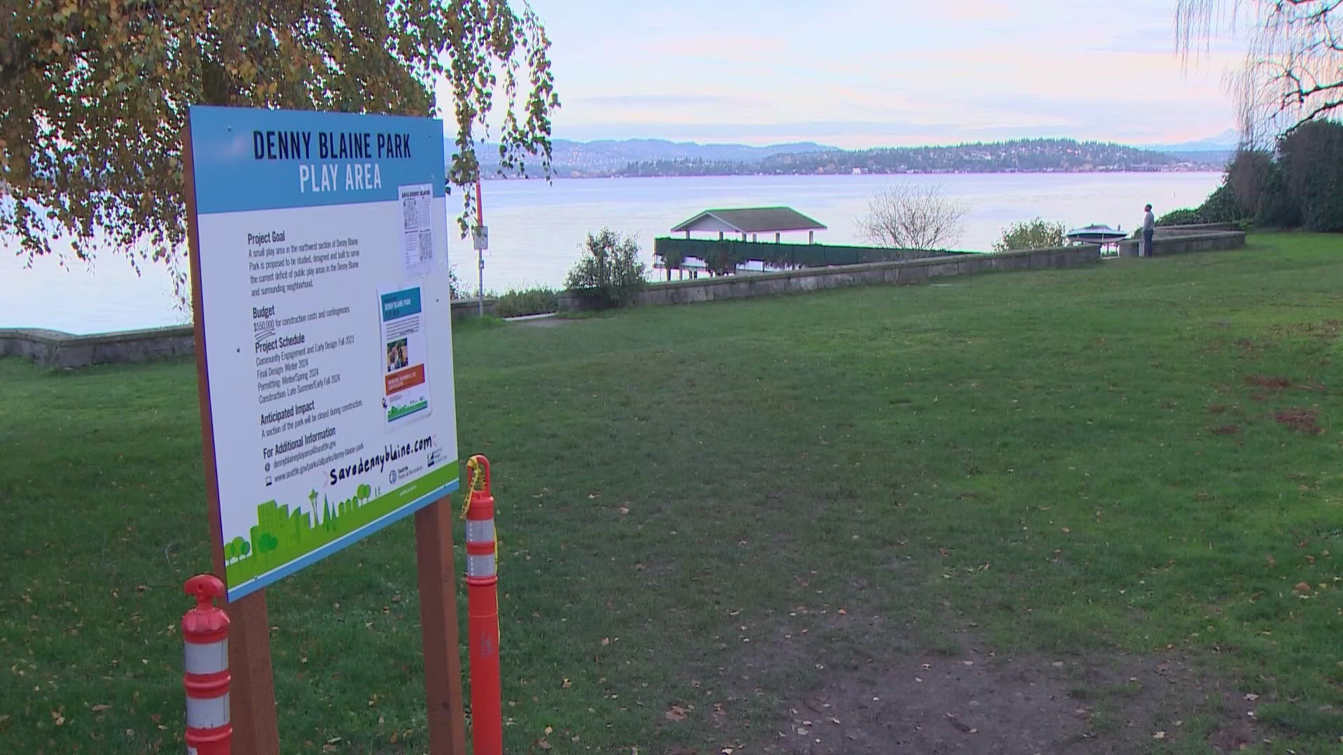 Seattle Parks and Recreation said it understood feedback that Denny Blaine Park was not the right location for a new play area and it would look into alternatives.