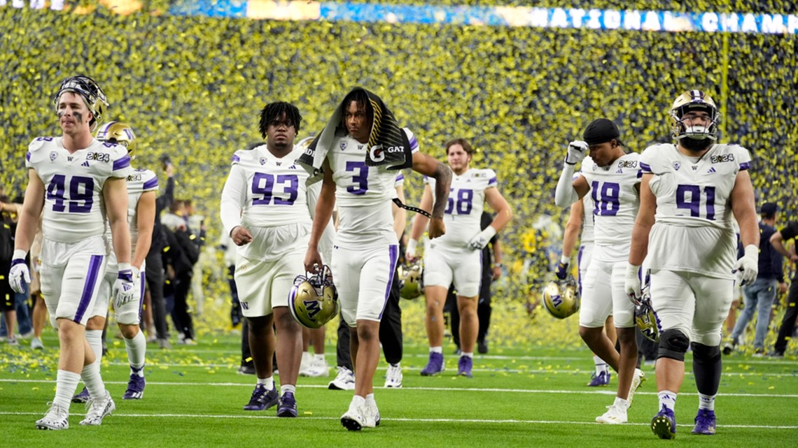 Washington Loses 34-13 To Michigan In National Championship Game | Kgw.com