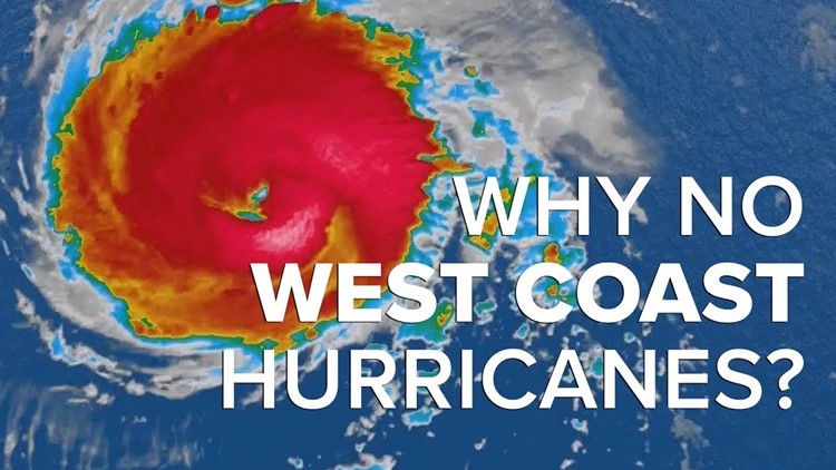 Why hurricanes don't hit the U.S. West Coast