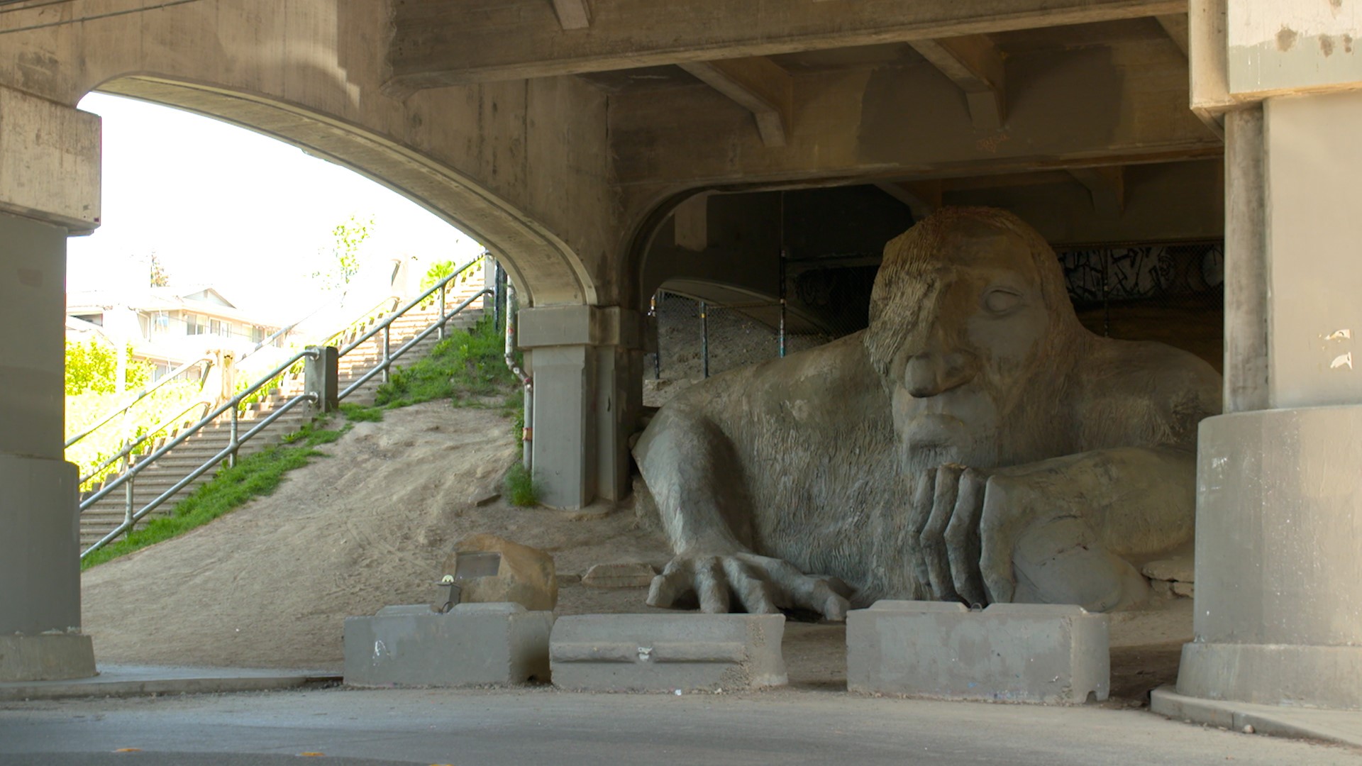 The troll was a collaboration between four artists as a public art project for the neighborhood. It is 2023's winner for Best Weird Wonder.