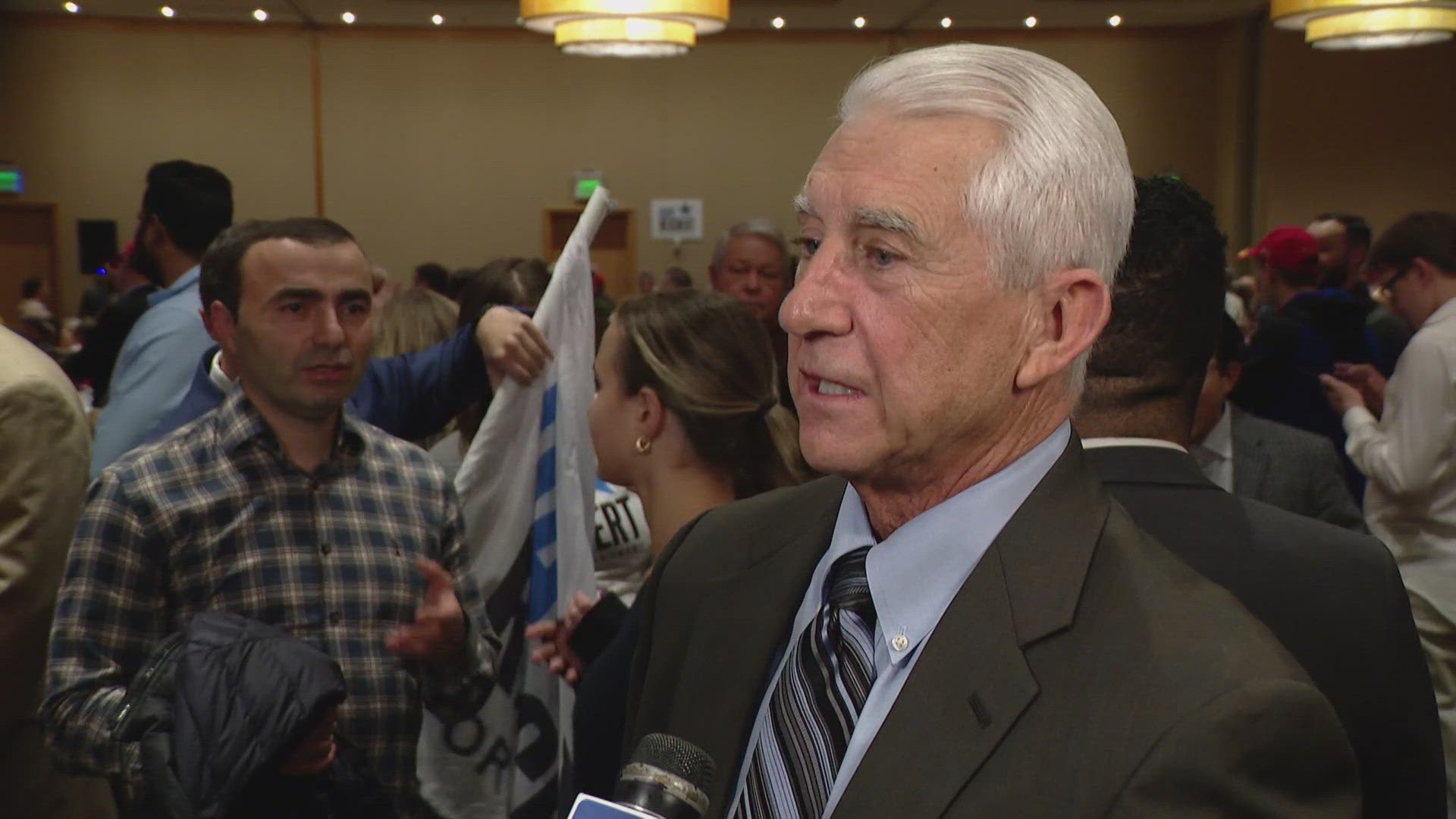 Dave Reichert, who was running against Democrat Bob Ferguson, conceded the Washington state governor's race and thanked his campaign team.