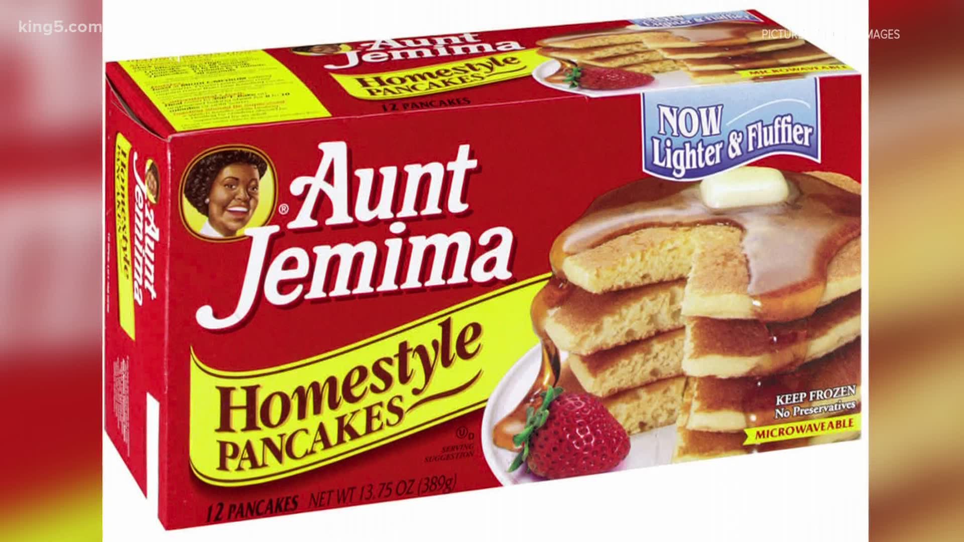 Quaker Oats, who makes Aunt Jemima products,  acknowledges the mascot and name are based on a racial stereotype.  New packaging is expected to be out by fall 2021.