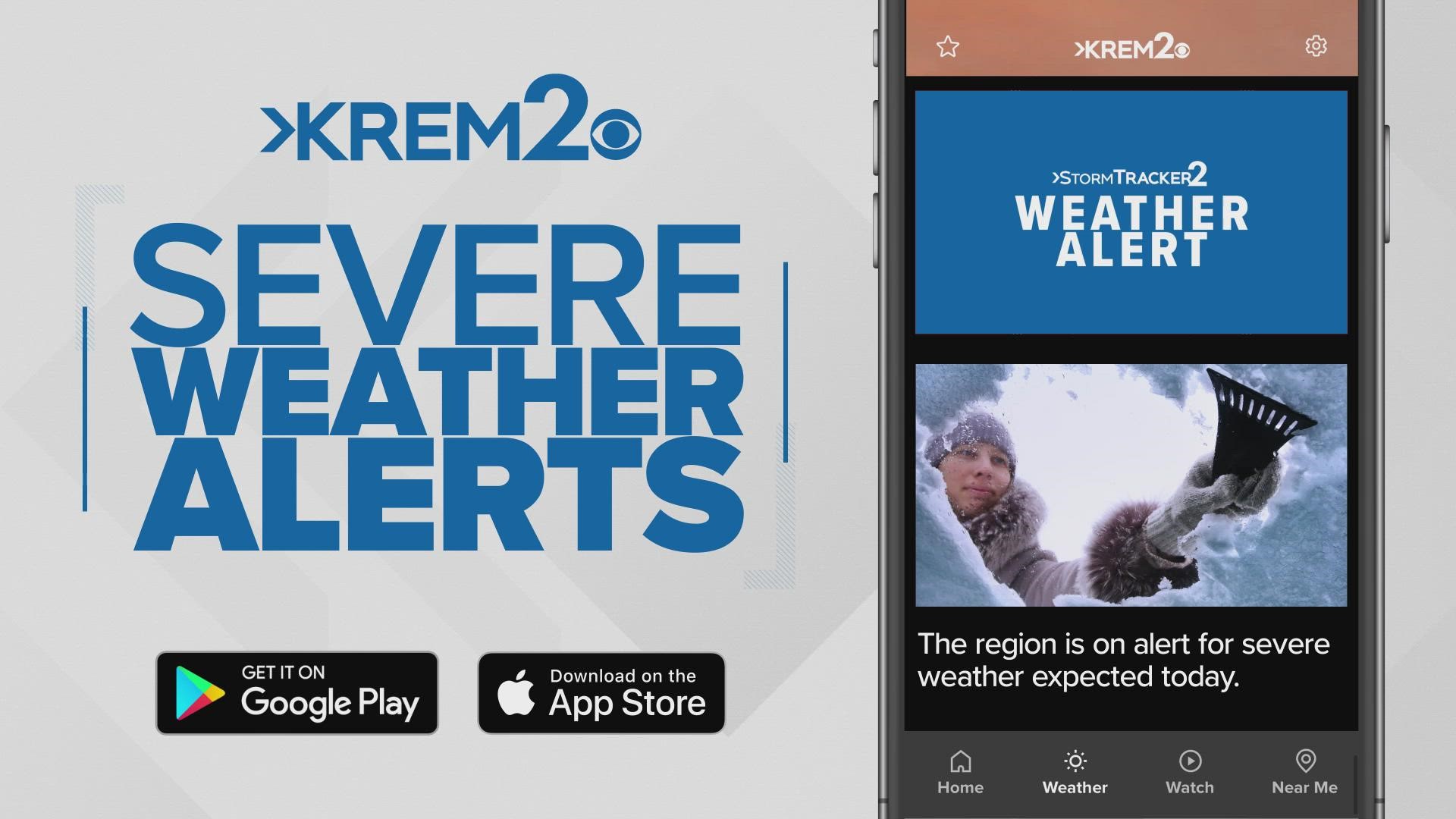 Download the KREM 2 app for weather alerts and updates.