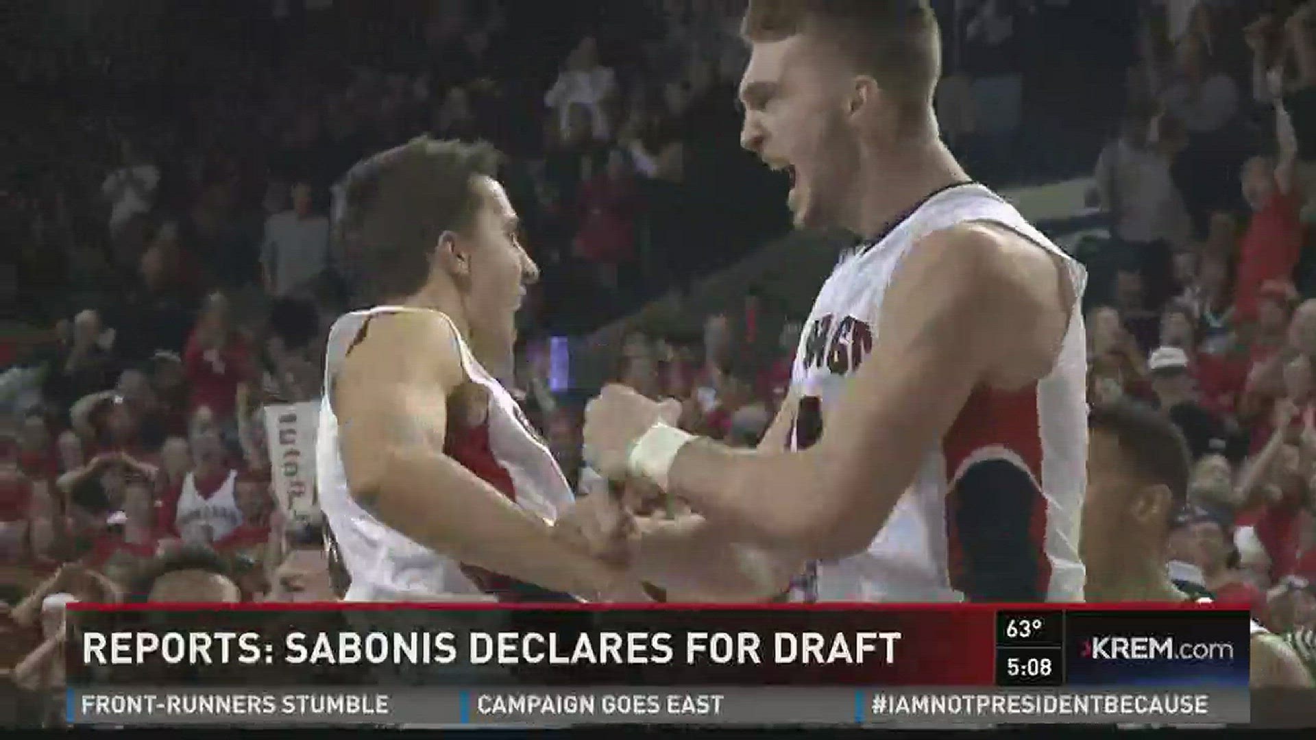 After two stellar seasons at Gonzaga, Domas Sabonis will enter the NBA draft.