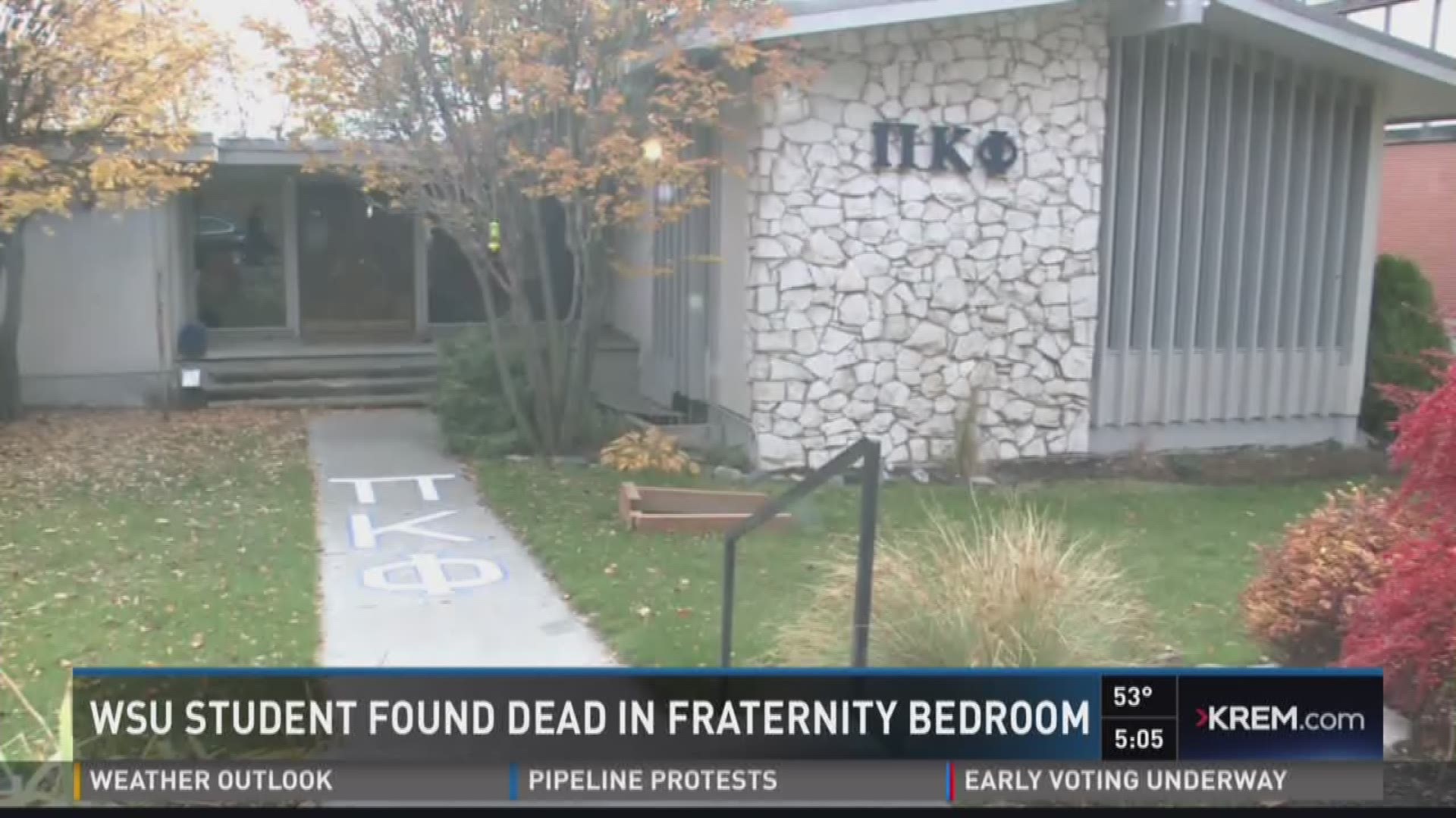 Early Monday morning, a WSU student was found dead in his bedroom inside a fraternity house. KREM 2's Alexa Block speaks to students as they react to the loss of one of their classmates. (10/24/16 at 5 p.m.)
