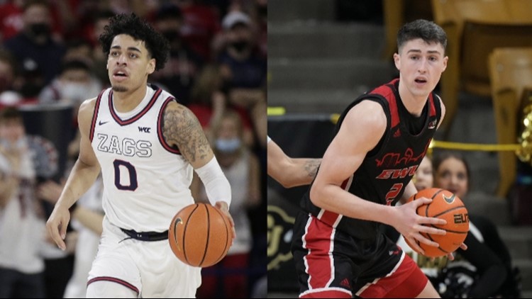 Julian Strawther staying in NBA Draft, Steele Venters returning to college at Gonzaga