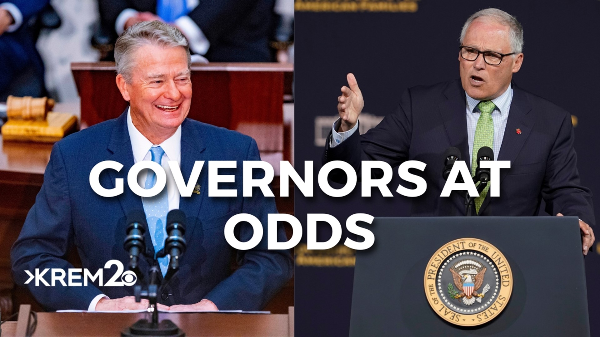 In his response, Little took aim at Washington state's taxes, crime rates and homeless crisis.