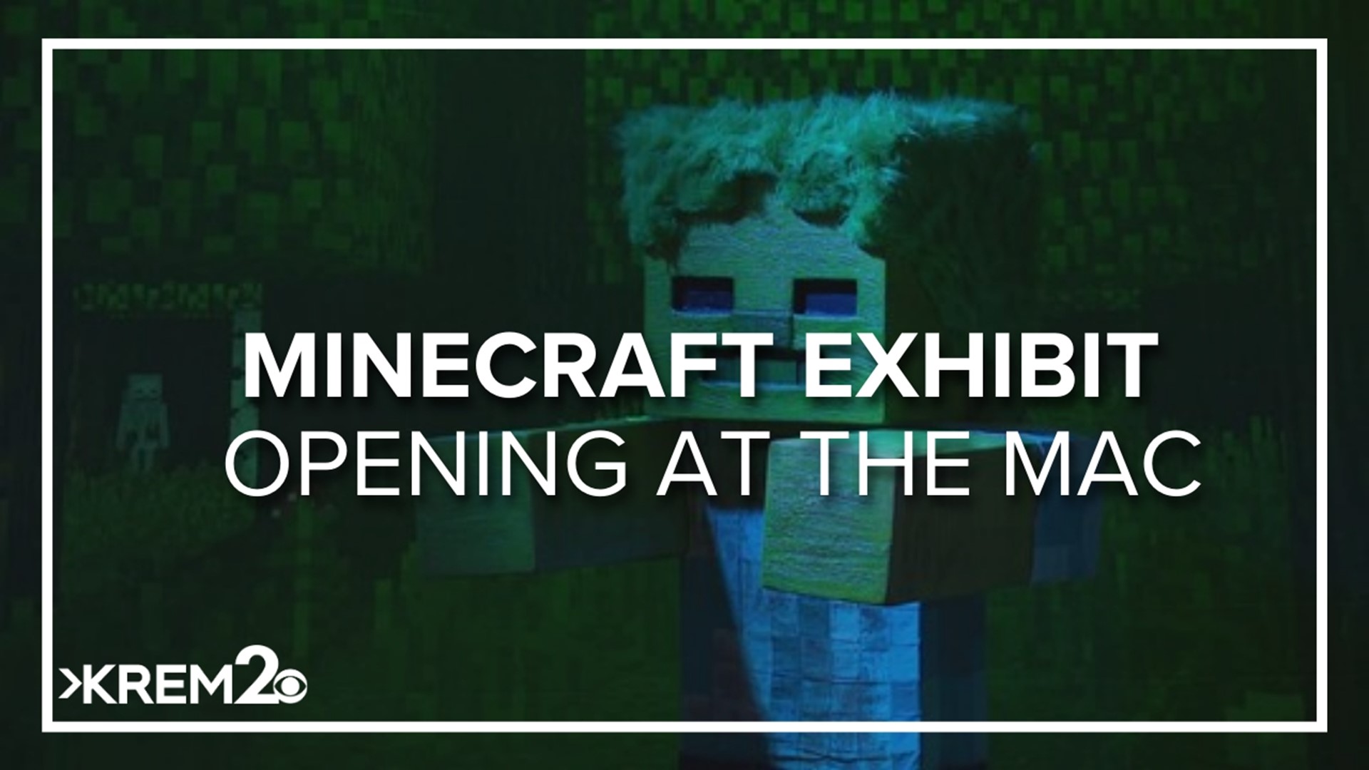The life-size Minecraft creatures, day-night cycle, audio effects and scenic backdrops take place within the exhibit.