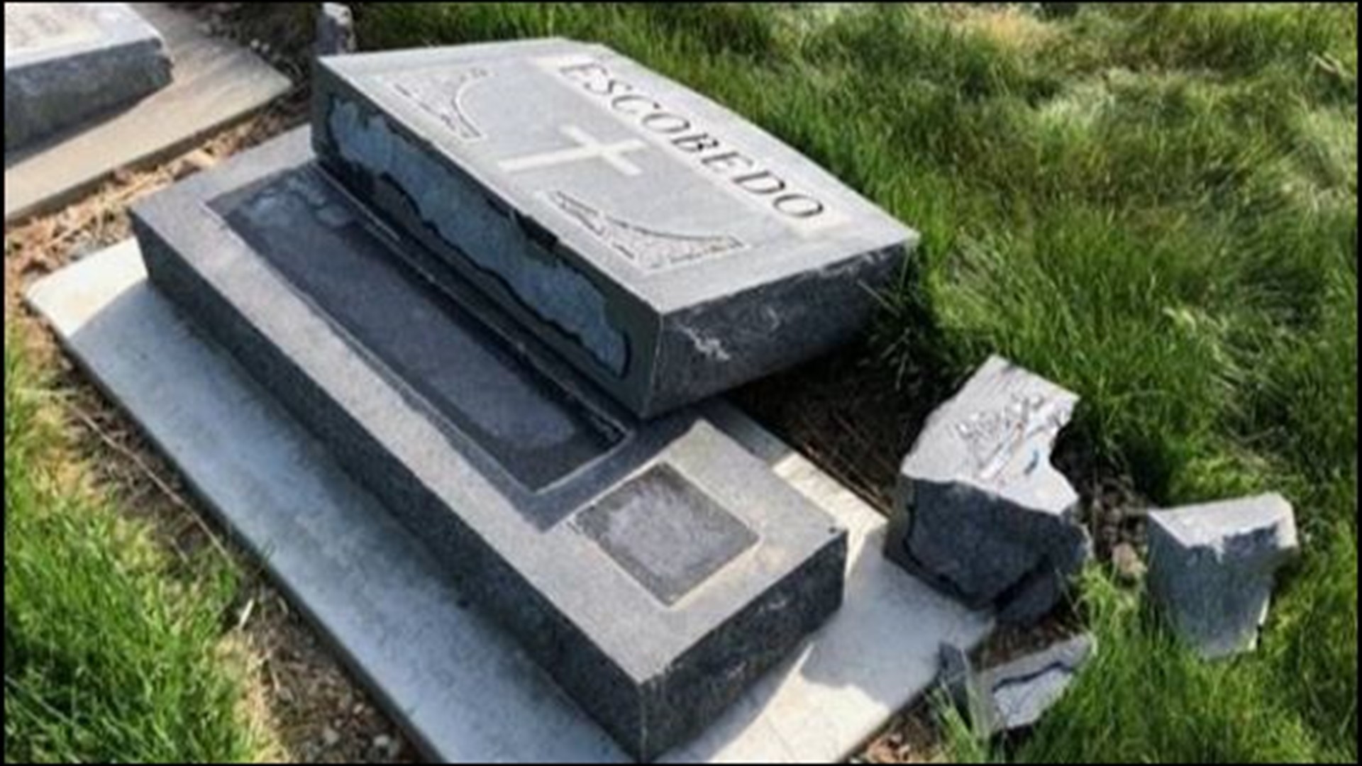 Dozens of headstones destroyed in Nyssa cemetery