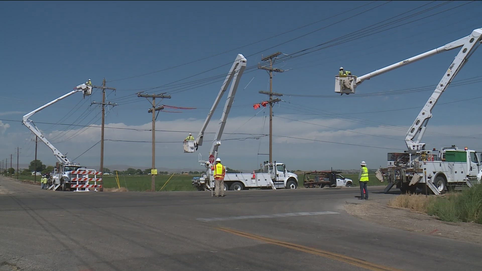 The outages are due to weather and fire danger. Some of the outages are related to Idaho Power's "Public Safety Power Shutoff" plan.