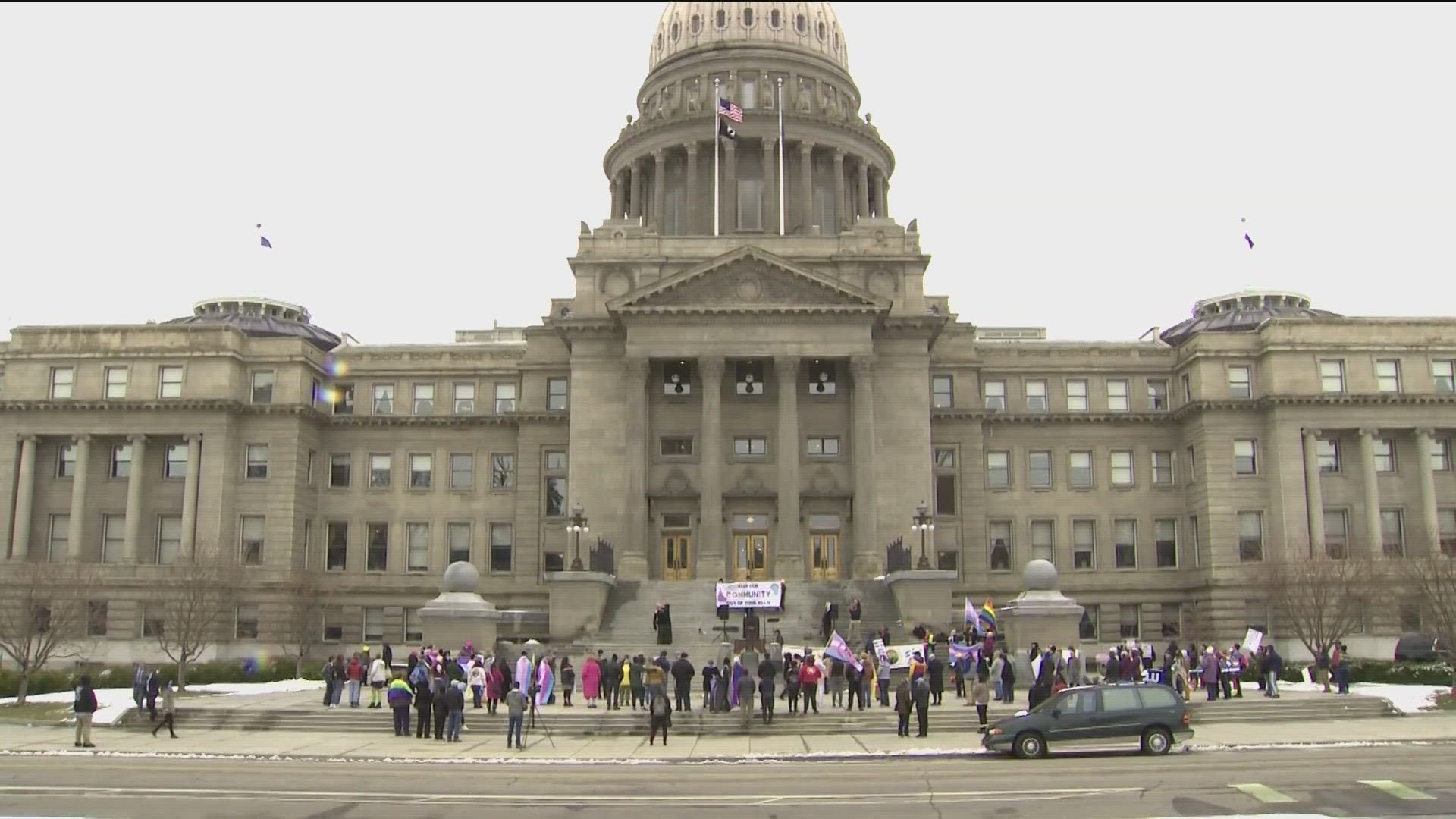 The "March Forth" rally was held at the steps of the state capital. During which there was singing and performances speaking against the proposed bills.