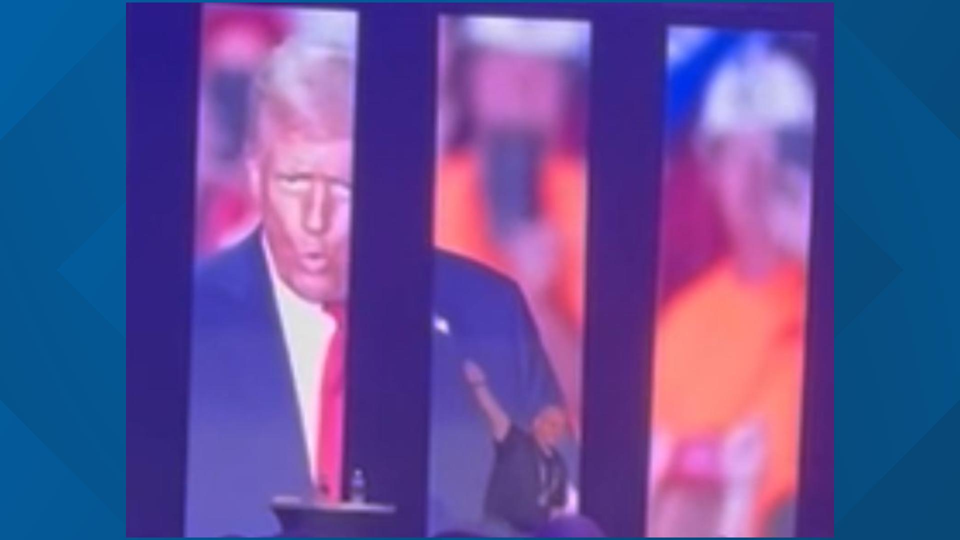Multiple videos obtained by KTVB show Thomas Hill, chief executive officer of Engineered Structures, Inc. (ESI), making the gesture at the company's event.