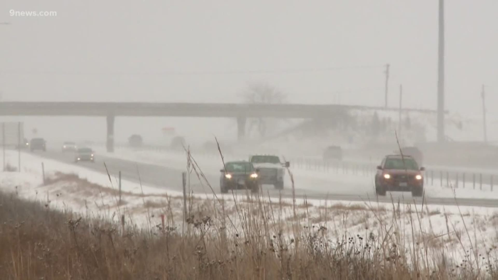 Colorado got clipped by the polar on its way down, contributing to a strong cold front and a very stormy Monday. But lucky for us, we stayed on the fringe of this wintry event.