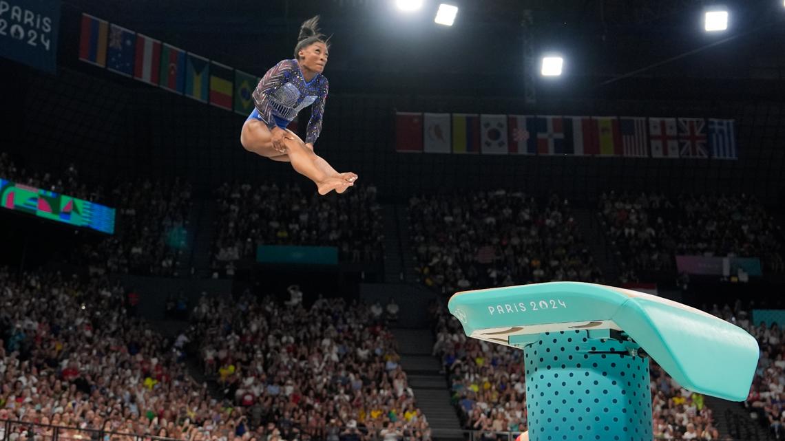Watch Simone Biles and Suni Lee dazzle in Olympics all-around | kgw.com