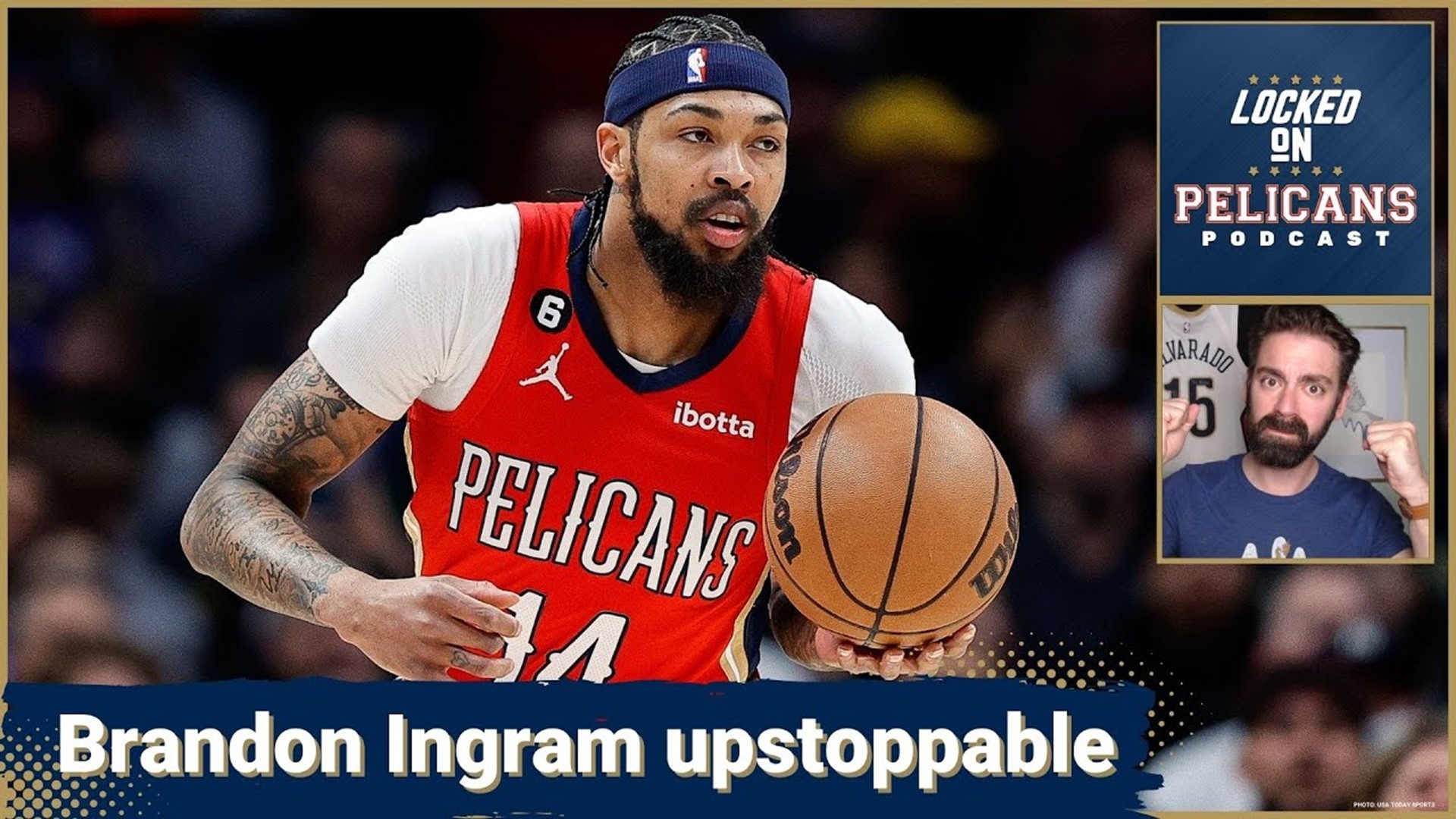 Download Happy Brandon Ingram New Orleans Pelicans Wallpaper