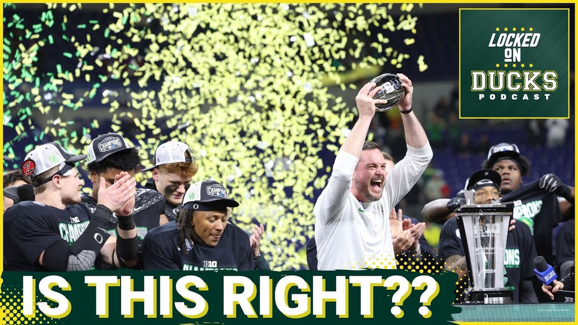 Oregon won the Big 10 to remain as the only unbeaten team in all of college football. Their reward? Arguably the toughest path to a national championship